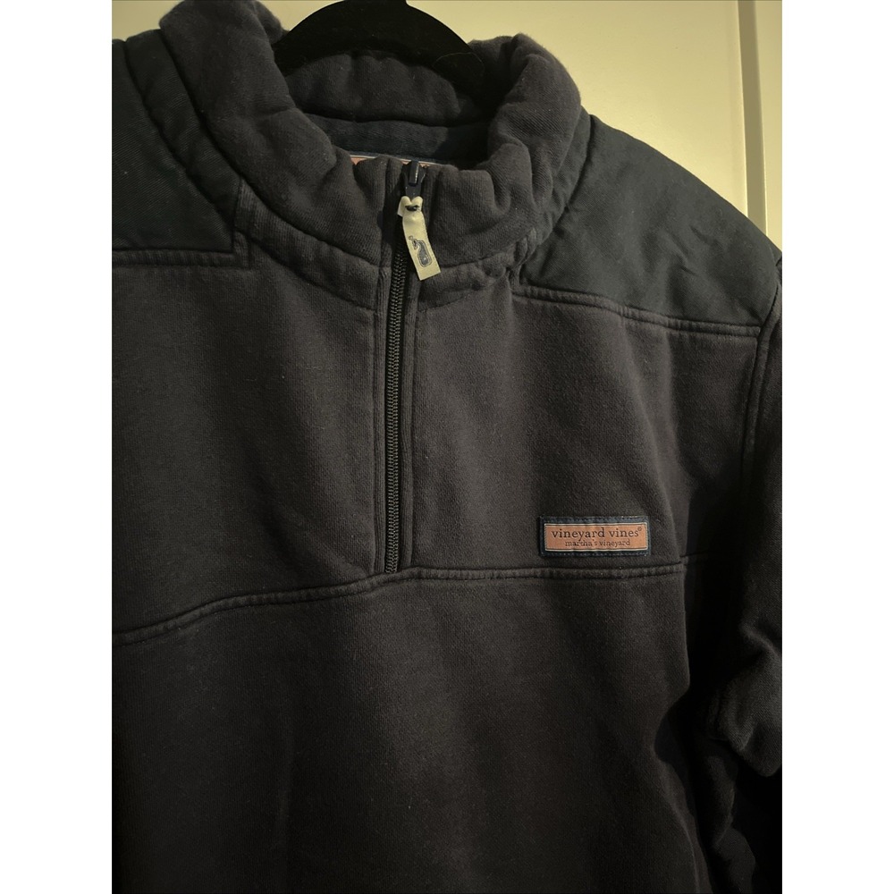 Vineyard Vines Men's Pullover 1/4 Zip Sweatshirt Size XL Navy Blue